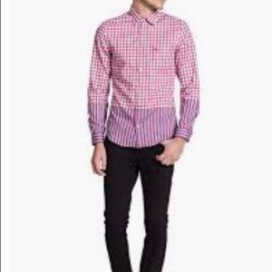 New Burberry Brit Barnes Brilliant Fuchsia Gingham